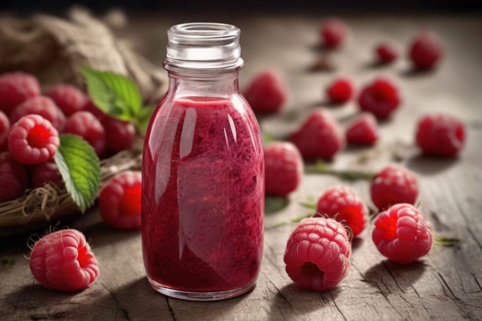 Einfaches Rezept für fruchtiges Himbeer-Balsamico-Dressing Einfaches Rezept für fruchtiges Himbeer-Balsamico-Dressing