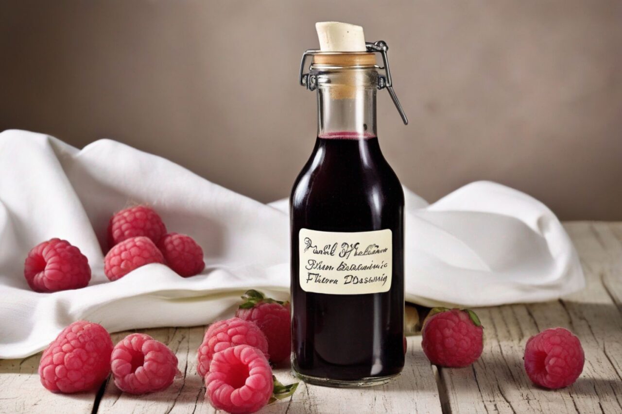 Einfaches Rezept für fruchtiges Himbeer-Balsamico-Dressing
