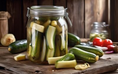 Köstliche Vielfalt im Glas: Zucchini einlegen leicht gemacht