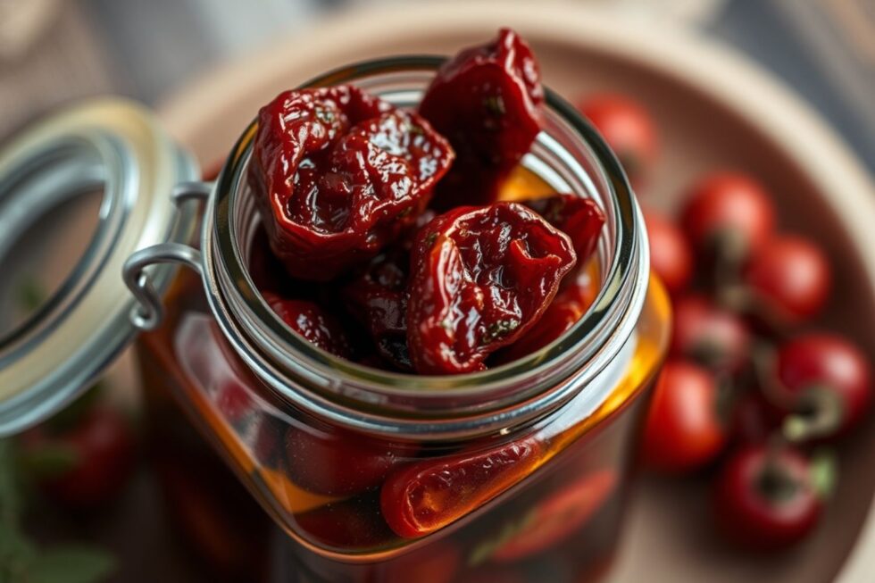 Getrocknete Tomaten in Öl
