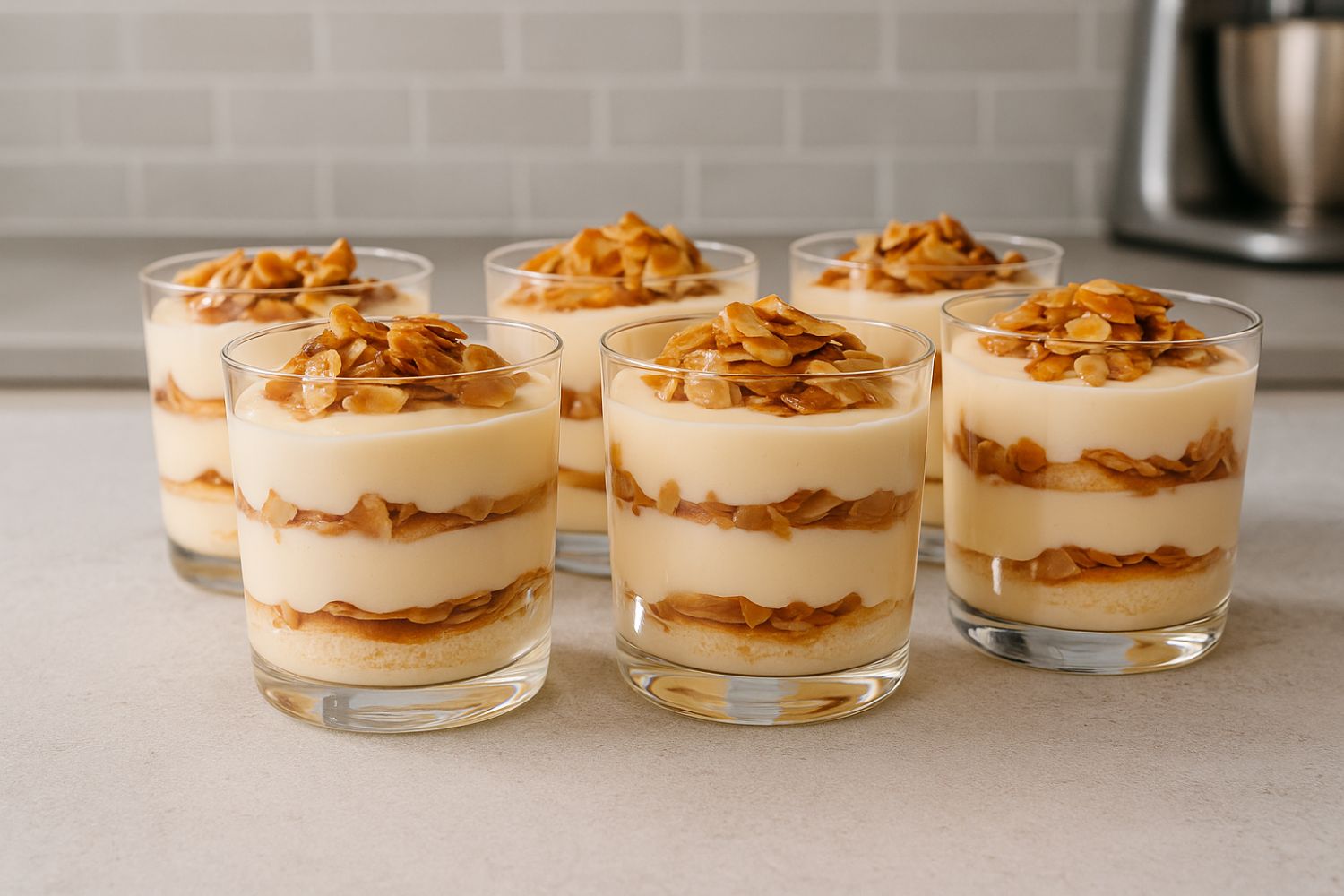 Bienenstich im Glas Bienenstich im Glas