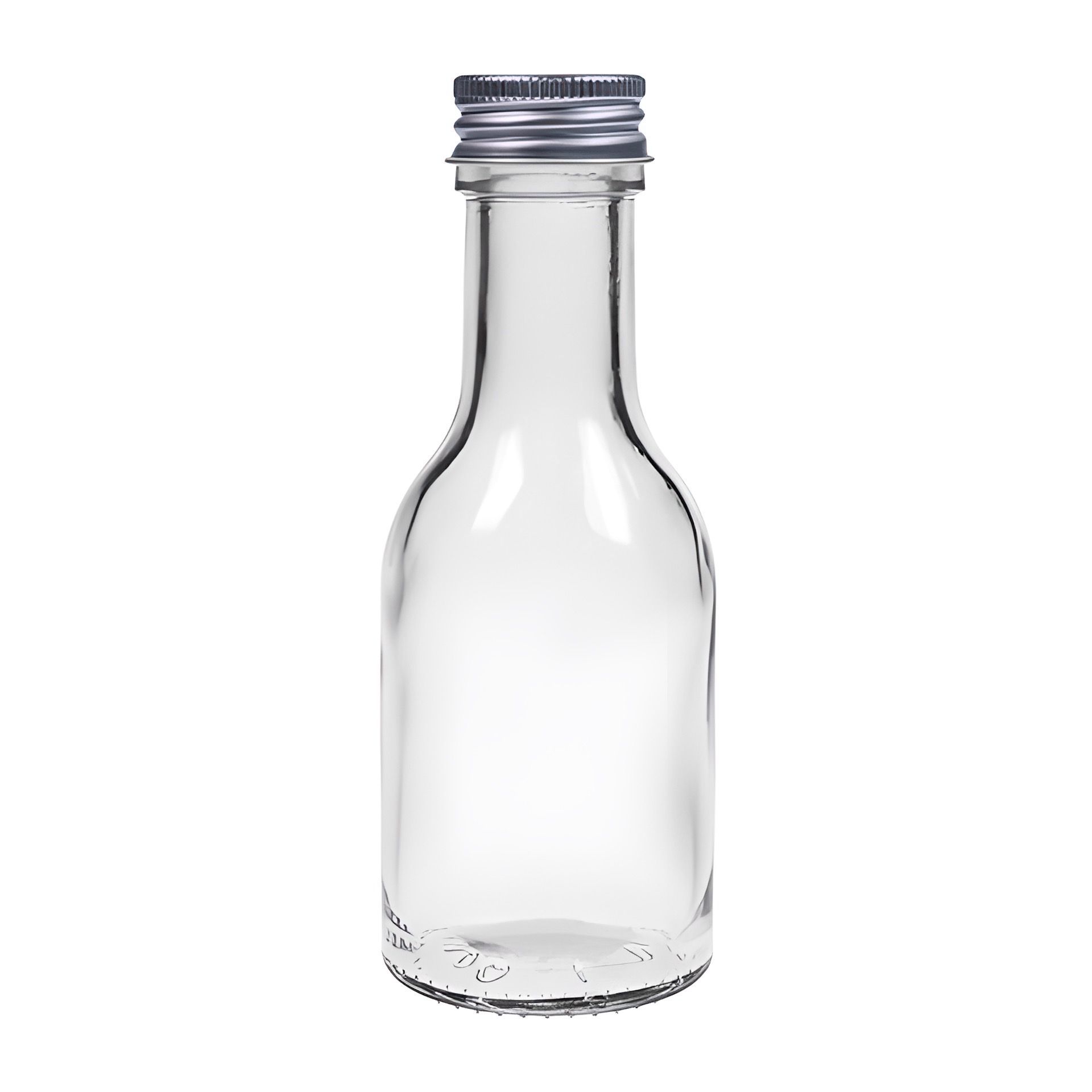Glasflasche mit Schraubverschluss 100 ml Präsentflasche