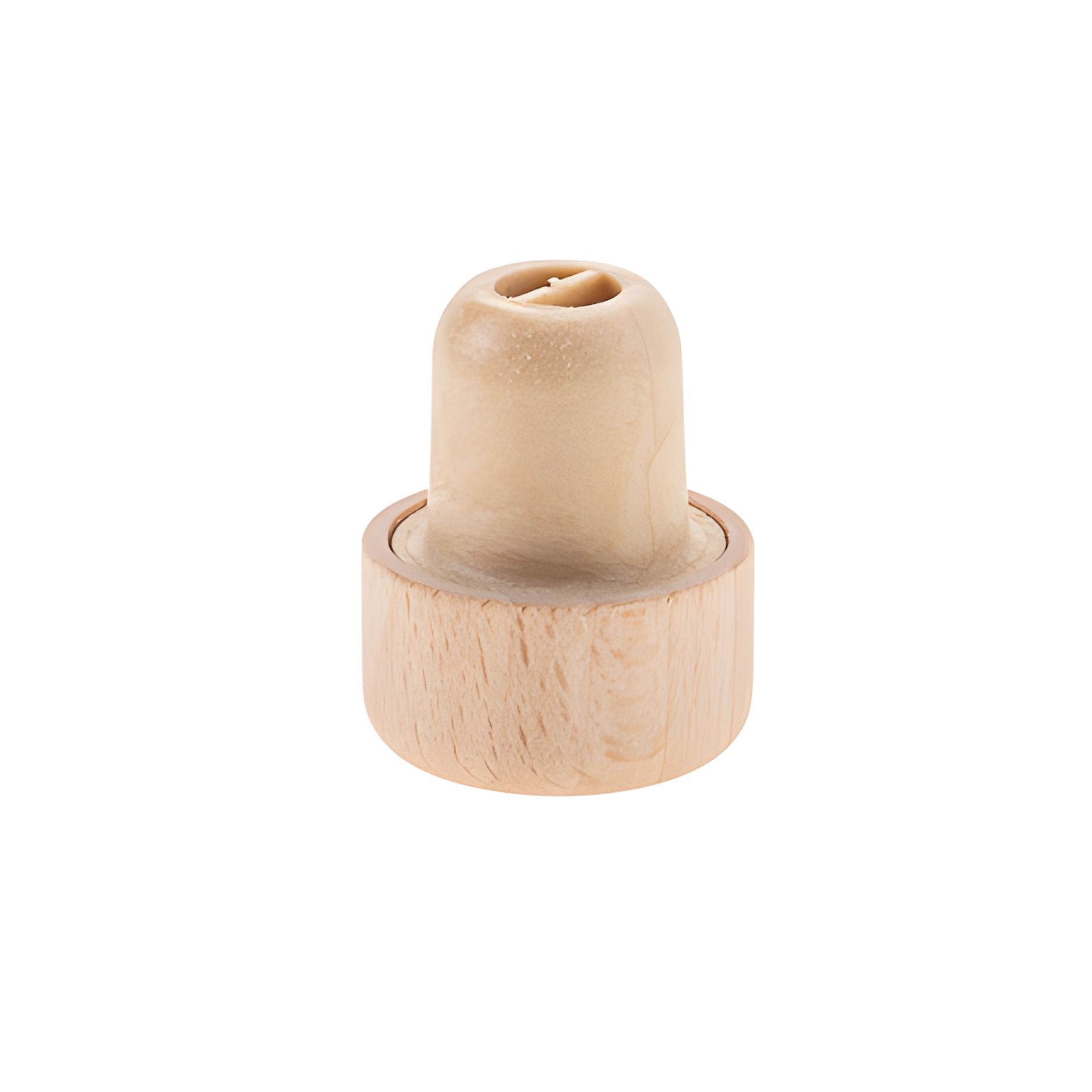 Glasflasche 500 ml braun Ölflasche mit Ausgießer und Holzdeckel Glasflasche 500 ml braun Ölflasche mit Ausgießer und Holzdeckel