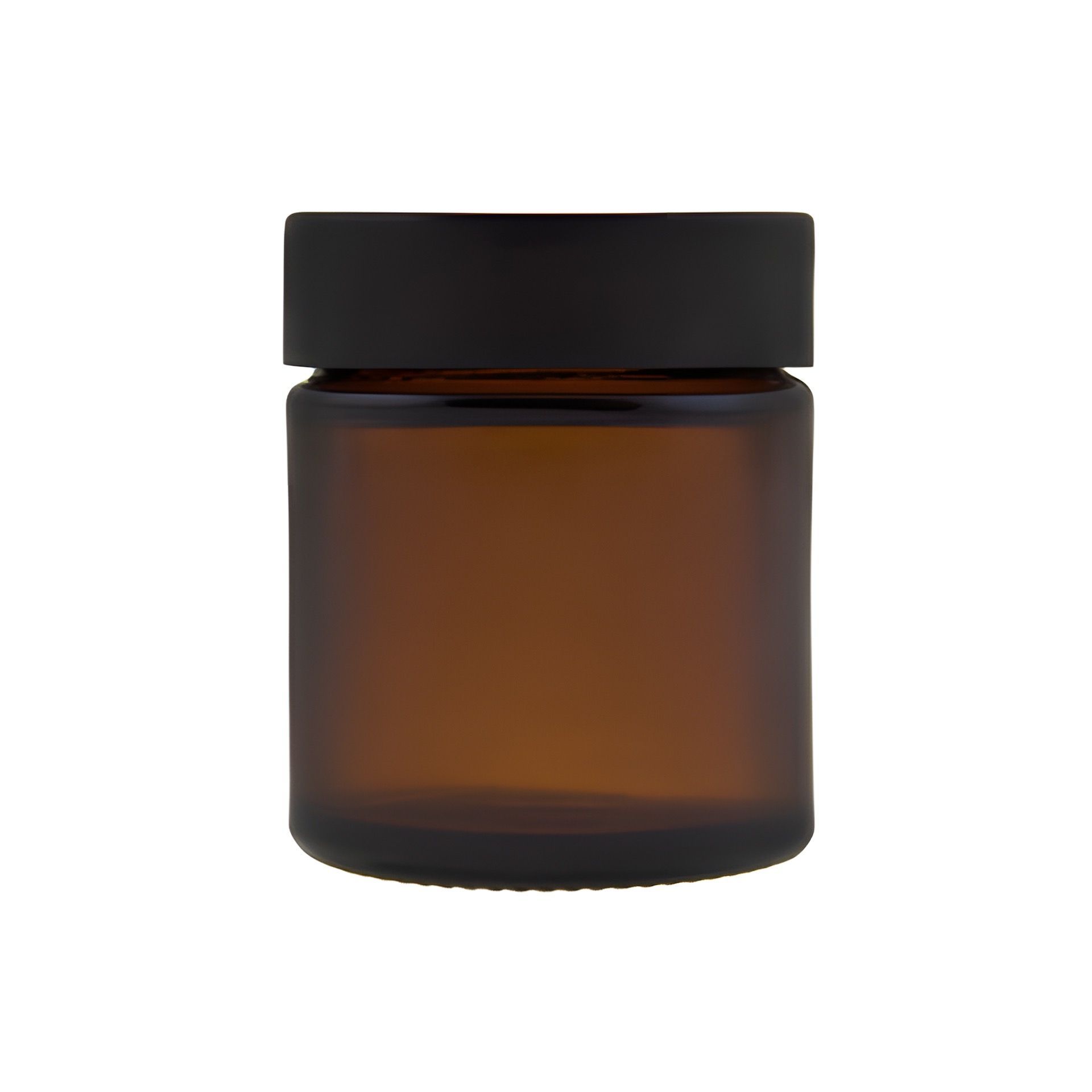 Glastiegel  30 ml Cremetiegel braun