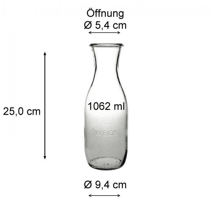 Weck Saftflasche 1062 ml mit Zubehör 