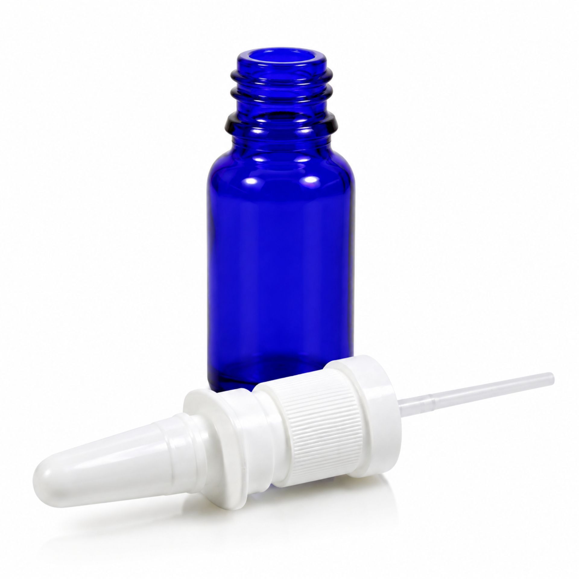 Sprühflasche    10 ml blau Nasensprayflasche
