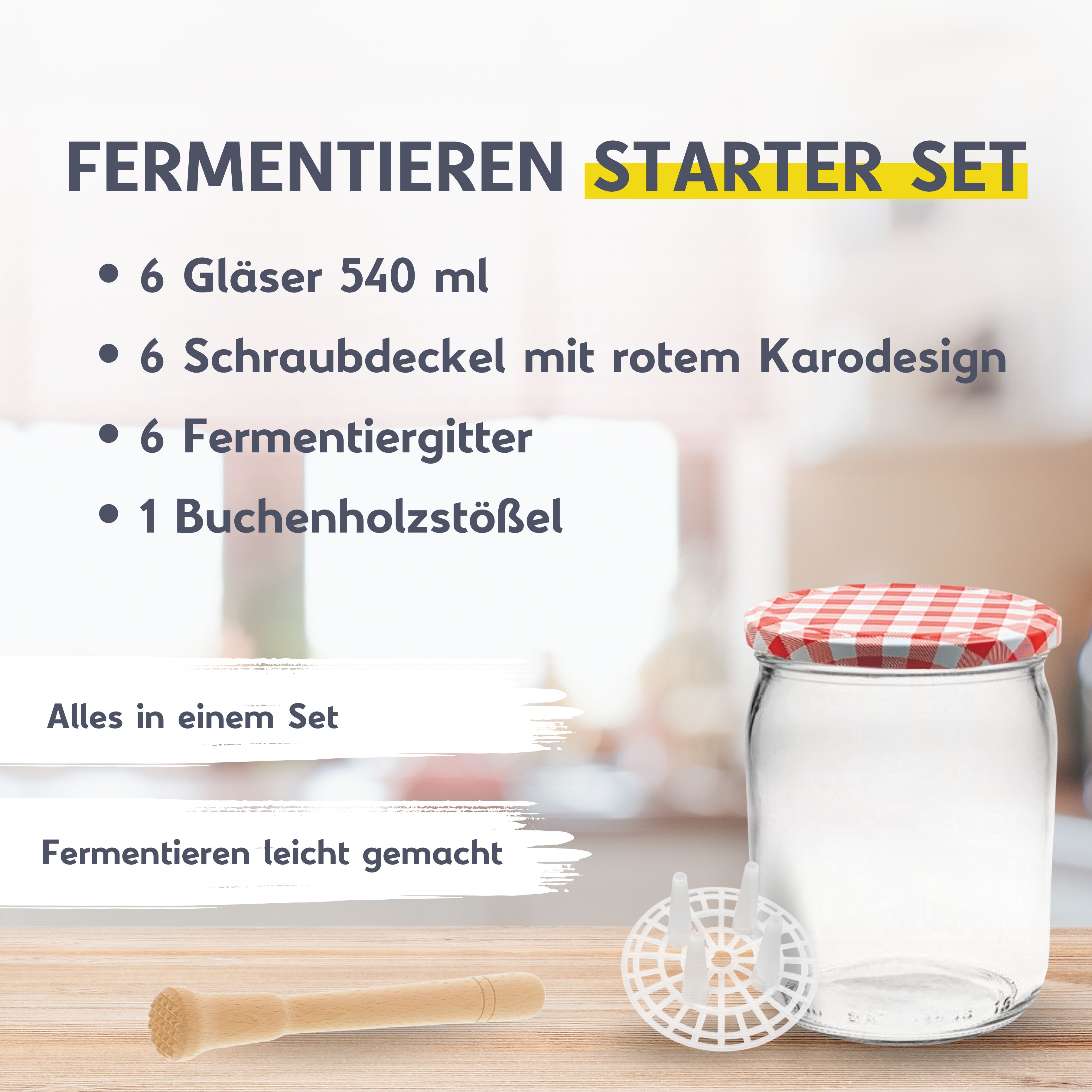 Fermentier Starter Set 6x540 ml Fermentier Starter Set 6x540 ml