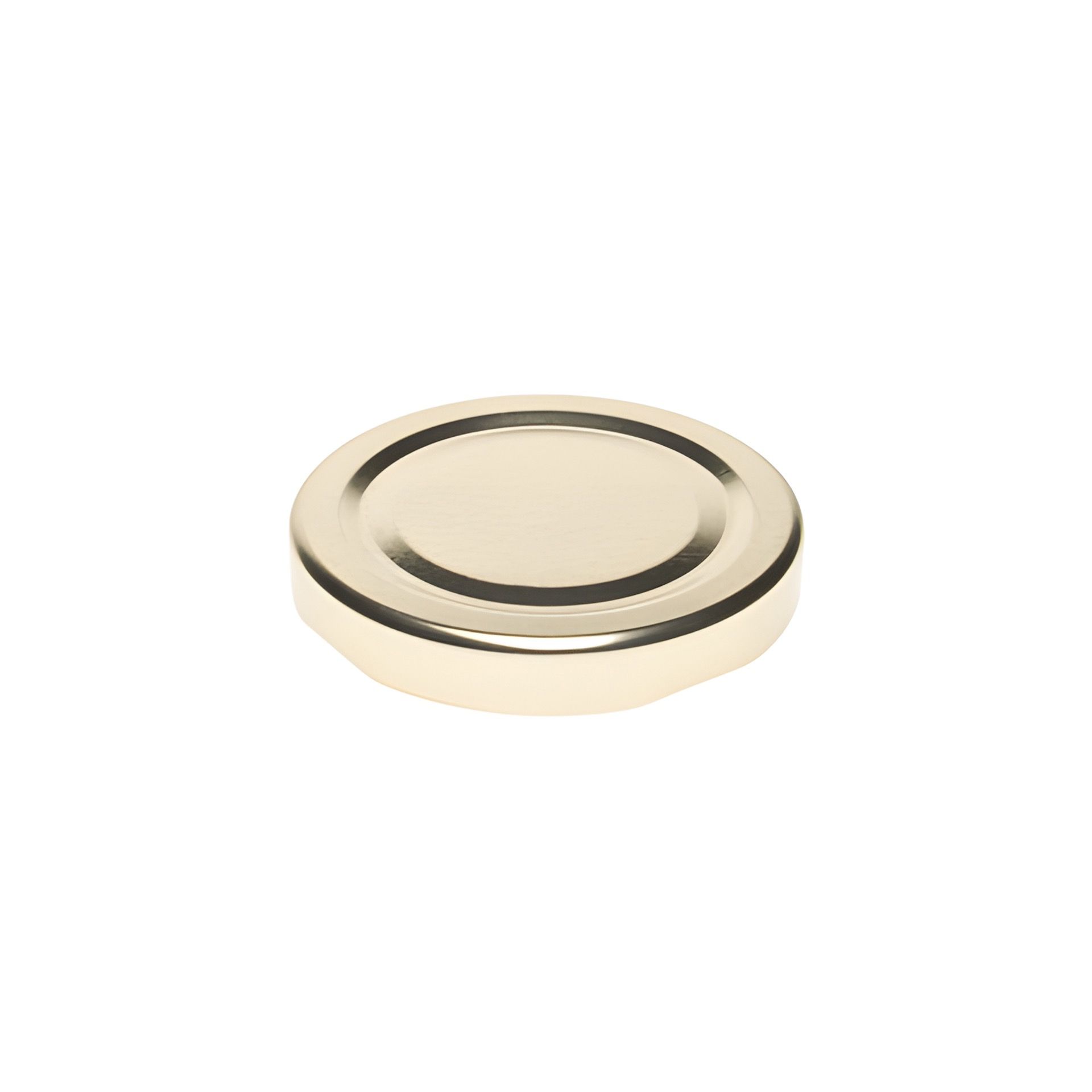 Twist-Off Deckel  TO 58 / 6 cm gold pasteurisierbar