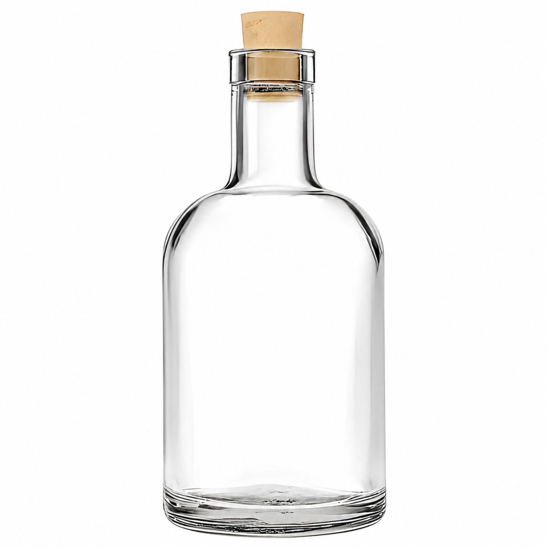 Glasflasche 500 ml Korkenflasche Klassisch