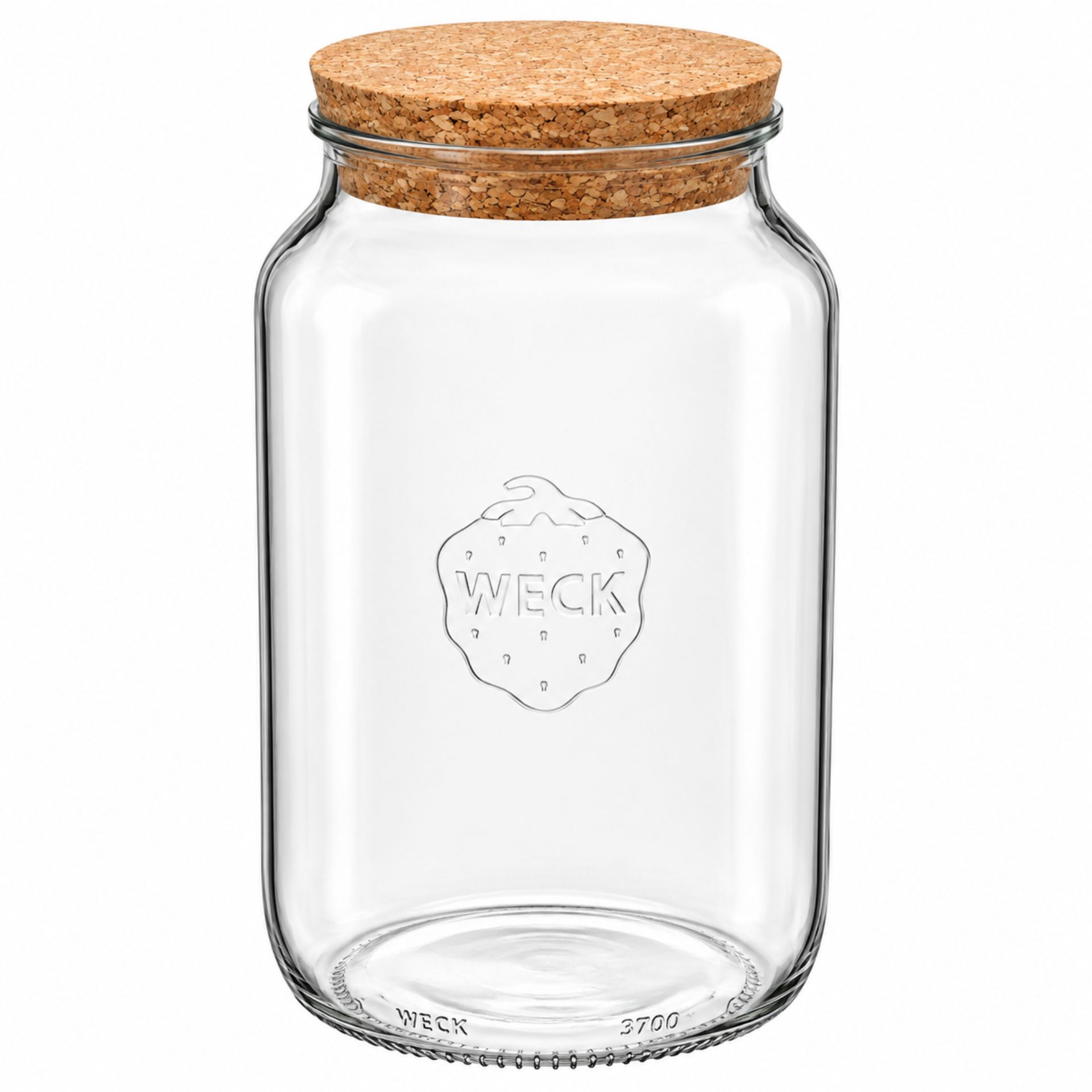WECK Zylinderglas 3000 ml Vorratsglas mit Korken