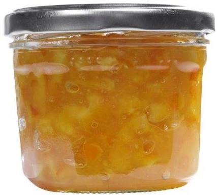 Facette Einmachglas 240 ml – 4er Set aus Klarglas für Vorrat und Dekoration Vier leere, zylindrische Glasbehälter à 240 ml mit leicht facettiertem Design stehen nebeneinander auf weißem Hintergrund.