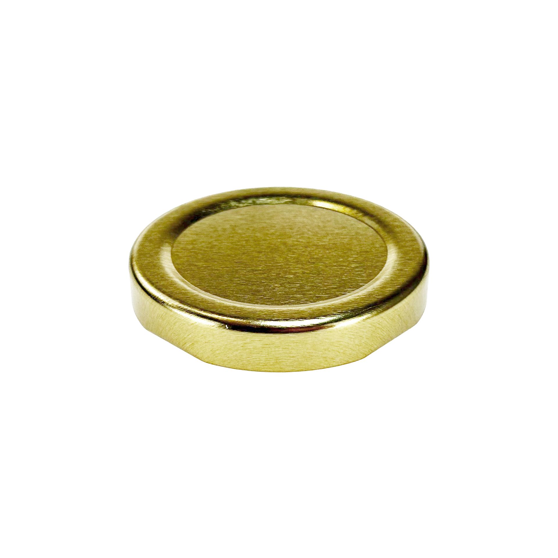 Twist-Off Deckel TO 53 / 5,6 cm Gold pasteurisierbar
