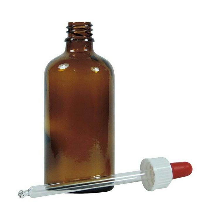 100 ml braune Pipettenflasche Dosierflasche 