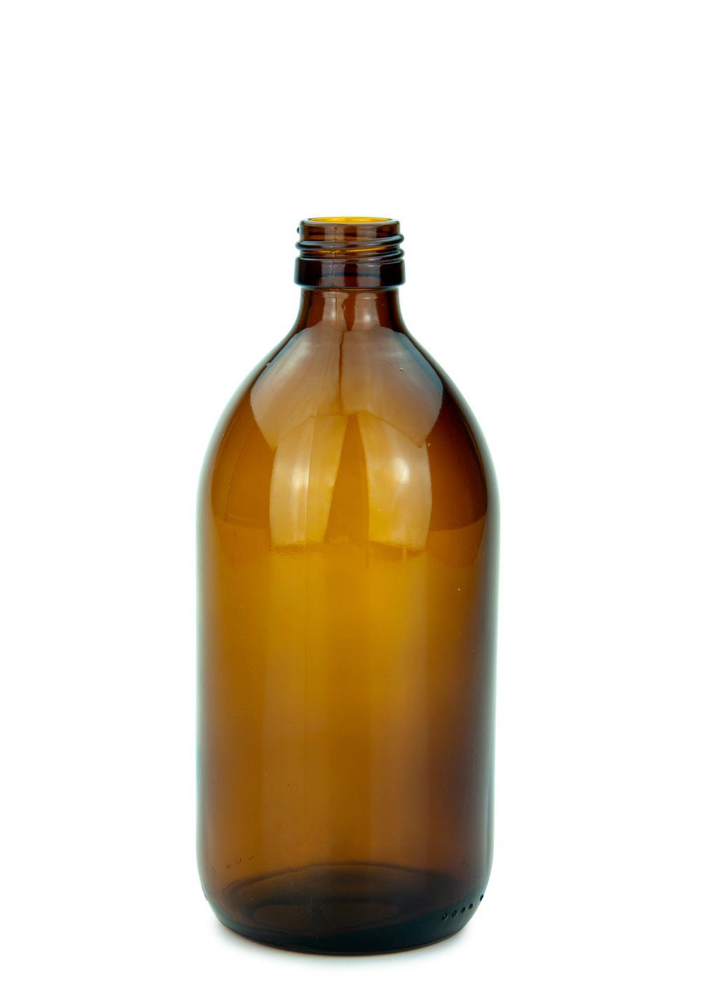 Apothekerflasche  500 ml Glas Kunststoff-Ausgießer