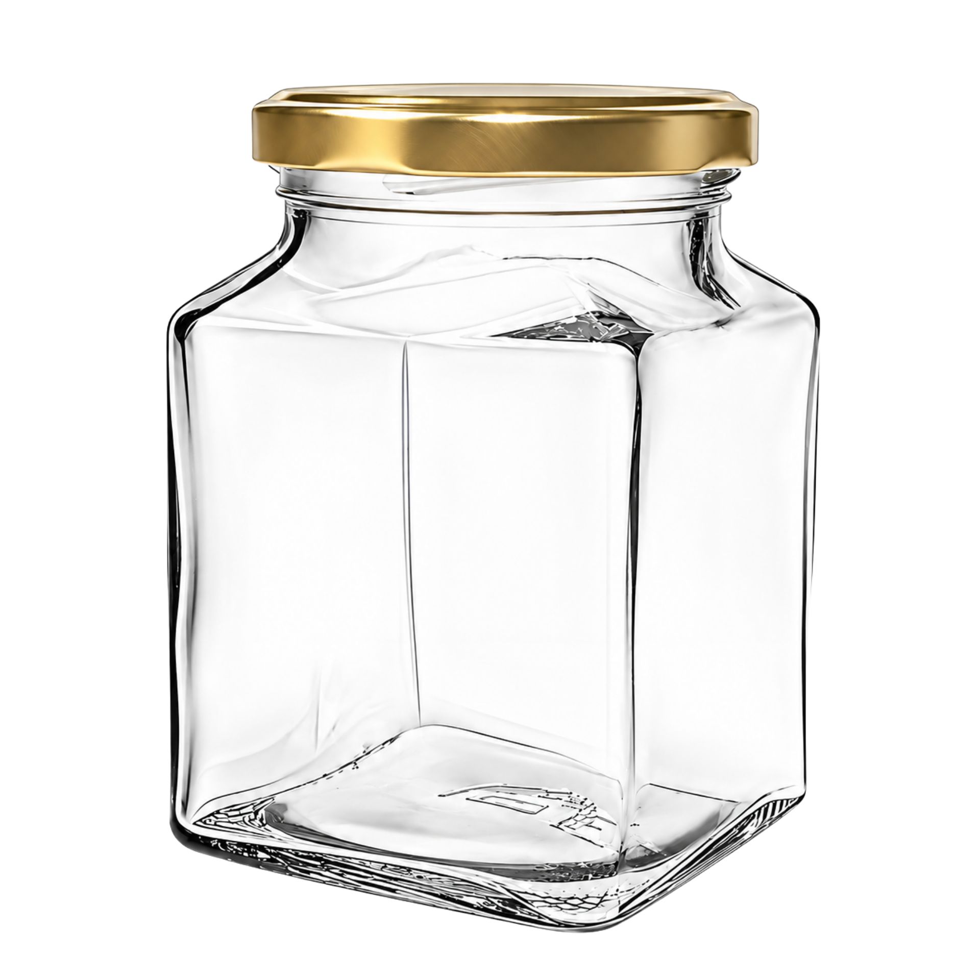 Einmachglas  314 ml Quadratglas