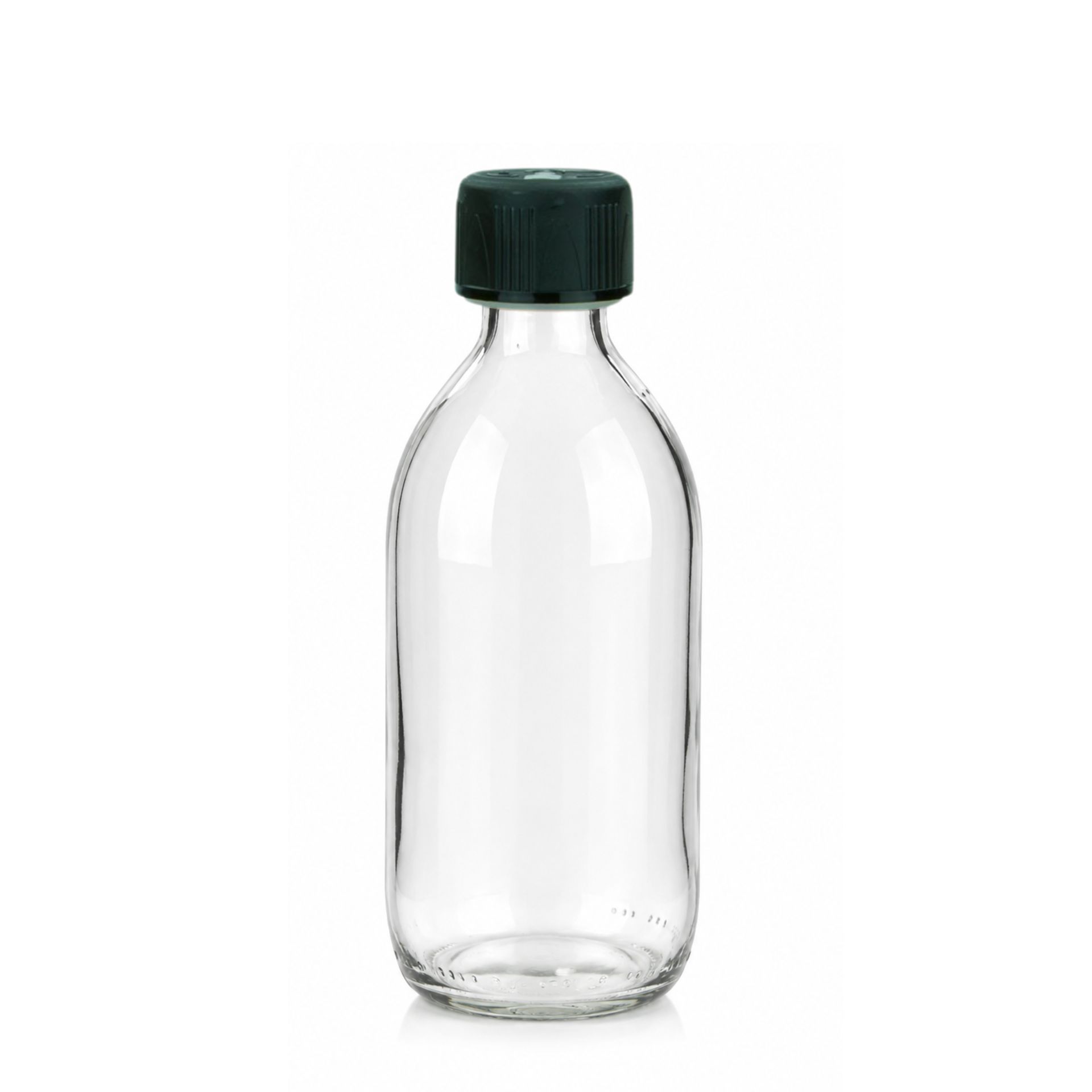 Sirupflasche 250 ml Glas Schraubdeckel (Kindersicherung)