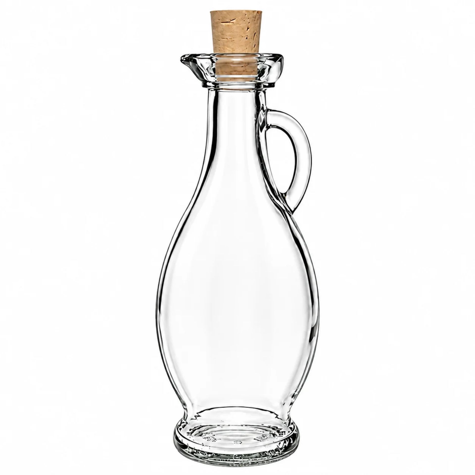 Glasflasche  250 ml Egizia Amphore mit Korken