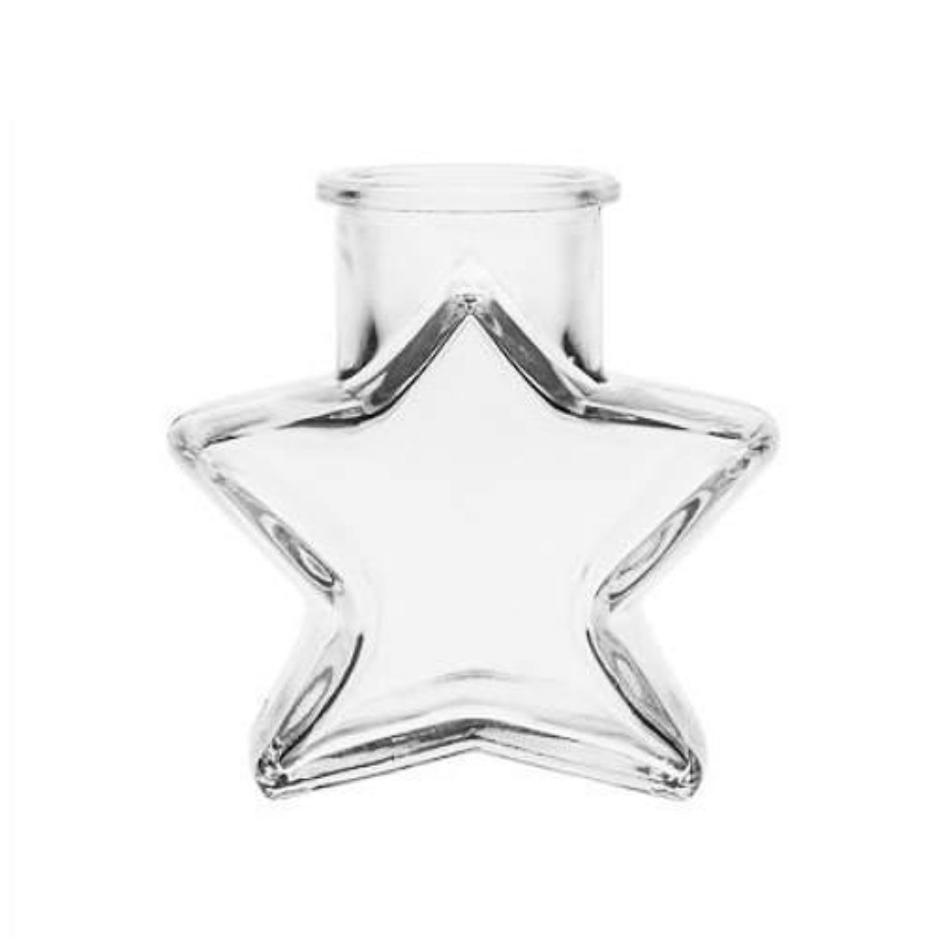 Korkenglas 140 ml in Sternform mit Korken – Transparentes Vorratsglas für dekoratives Aufbewahren und Verschenken von Lebensmitteln und Kleinigkeiten.