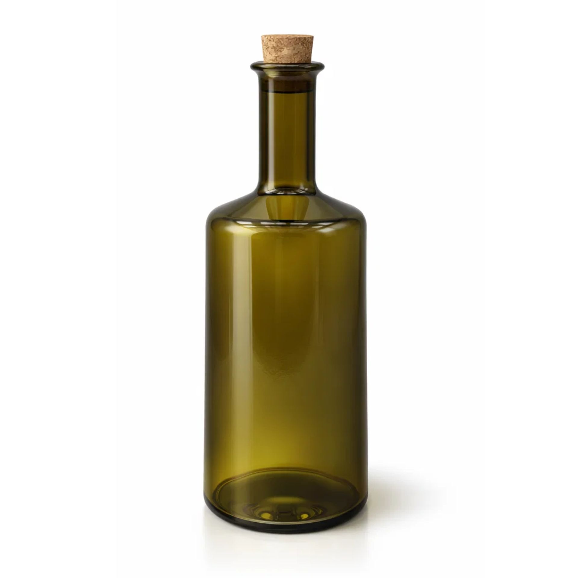 Glasflasche 500 ml Antik Ölflasche mit Korken