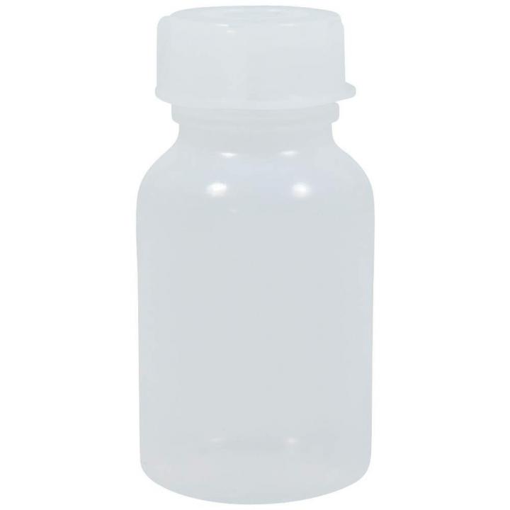 100 ml Weithalsflasche mit Schraubverschluss Kunststoff 