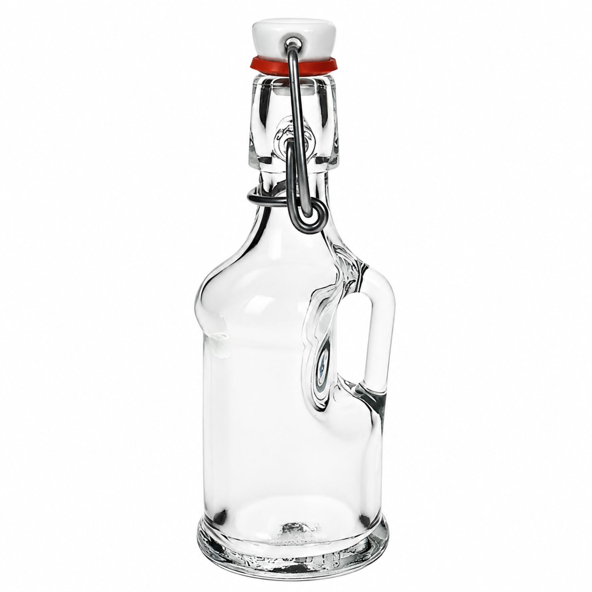 Glasflasche   40 ml Henkelflasche mit Bügelverschluss