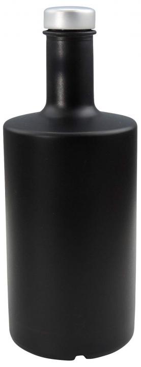 500 ml Glasflasche Schwarz mit Kupferdeckel – Mikken Design – Vorratsflasche für Küche & Haushalt Glasflasche 500 ml Mikken Art schwarz mit Kupferdeckel