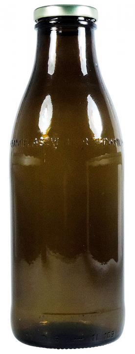 Braune Glasflasche 1000 ml mit Schraubdeckel in Gold oder Silber – Milchflasche vielseitig einsetzbar Braune Glasflasche 1000 ml, ideal als dekorative Milchflasche, mit hochwertigem gold-silbernem Deckel für optimale Dichtigkeit. Perfekt für Getränke, Säfte oder zum nachhaltigen Abfüllen und Lagern von Flüssigkeiten in stilvollem Design.