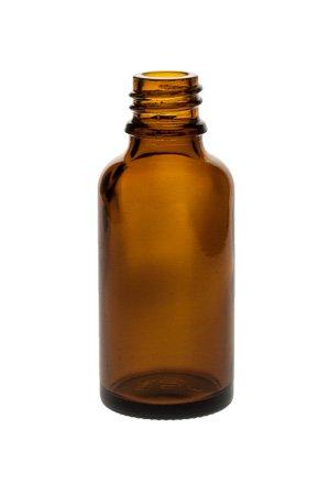 Braune Tropfflasche 30 ml DIn 18 für ätherische Öle 