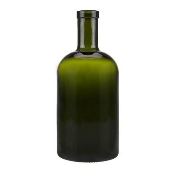 mikken Ölflasche 500 ml braun grüne Flasche für Öl, Likör, Wein