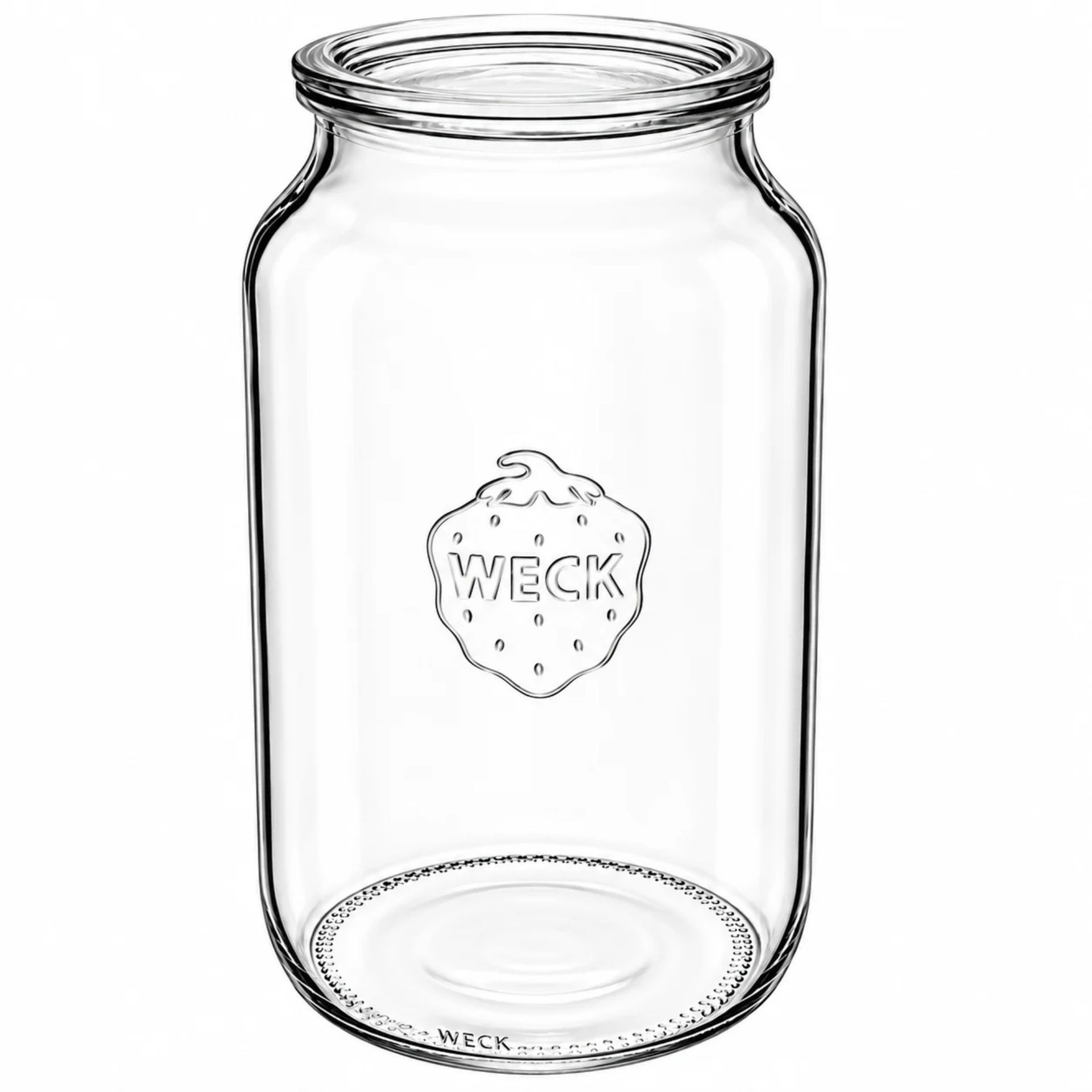 WECK Zylinderglas 3000 ml Vorratsglas mit Deckel