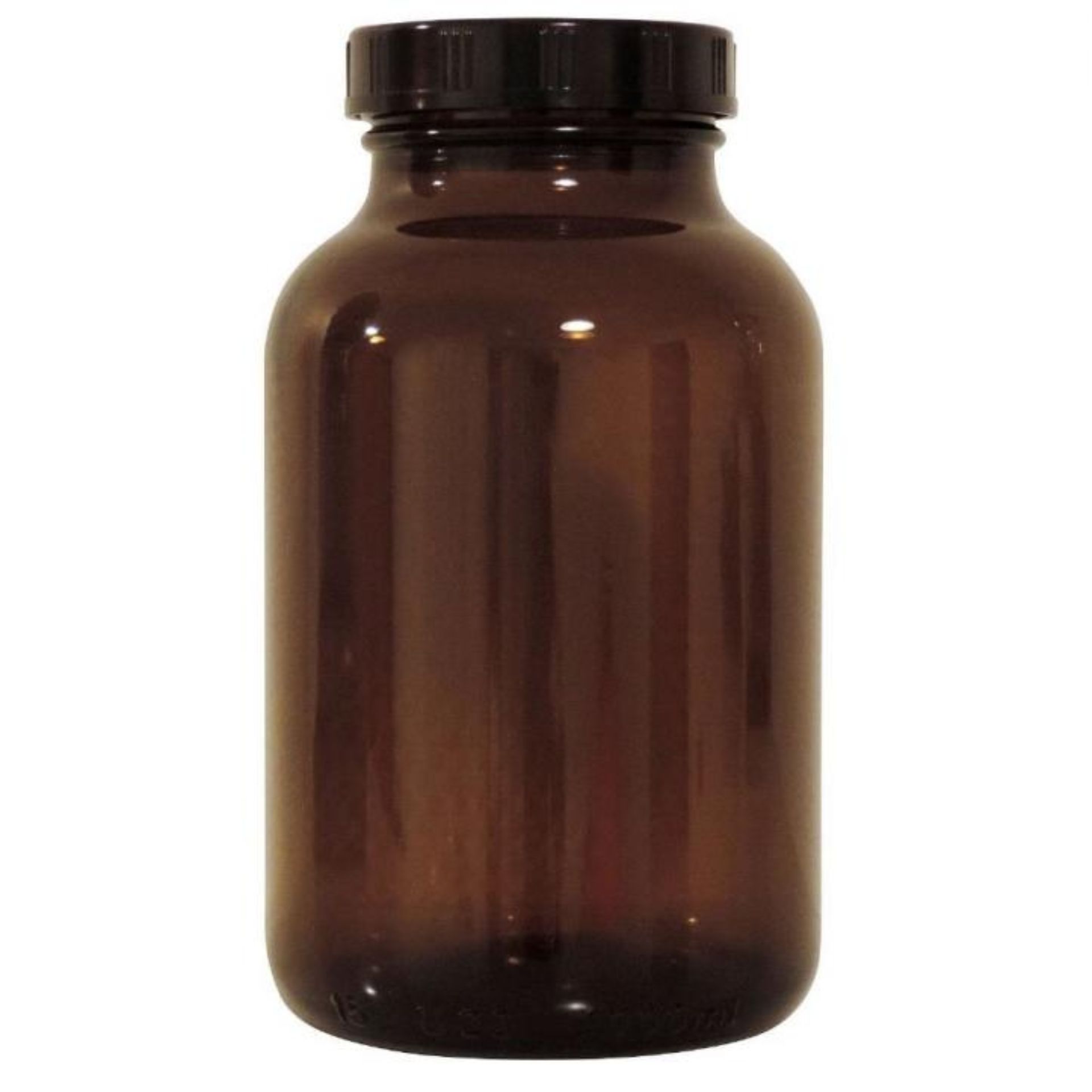 Apothekerflasche 1000 ml Weithalsflasche braun mit Schraubdeckel - Glasbehälter für Chemikalien und Flüssigkeiten, lichtgeschützt, ideal zur Lagerung und Dosierung