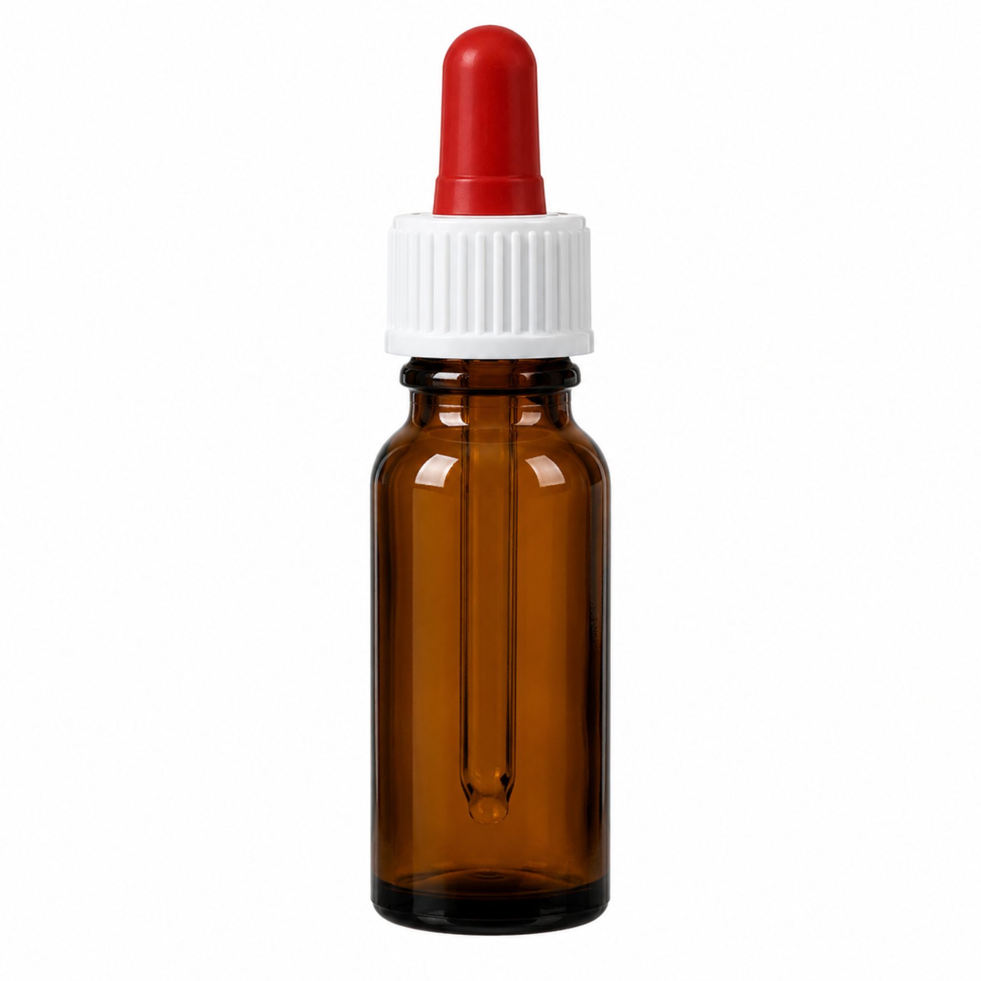 Braune Pipettenflasche 10 ml als Dosierflasche ideal für Flüssigkeiten und ätherische Öle.