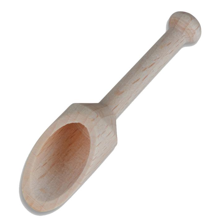 Lange Holzschaufel 7,8 cm – Gewürzschaufel aus Naturholz für lose Lebensmittel Lange Holzkelle 7-8 cm, ideal als Gewürzkelle, natürliche Holzoptik, robust und handlich