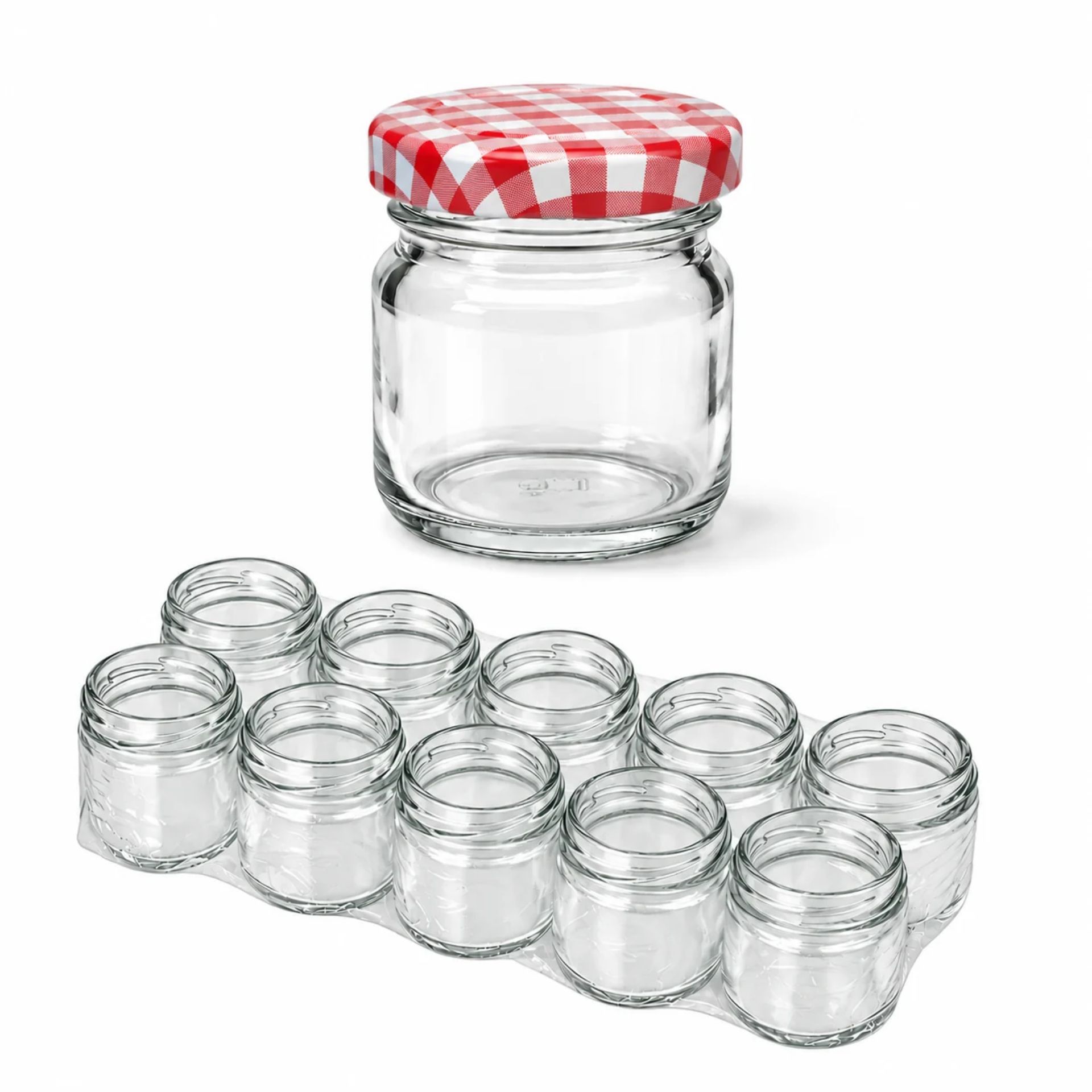 Kleine Einmachgläser 10x40 ml mit Schraubdeckel