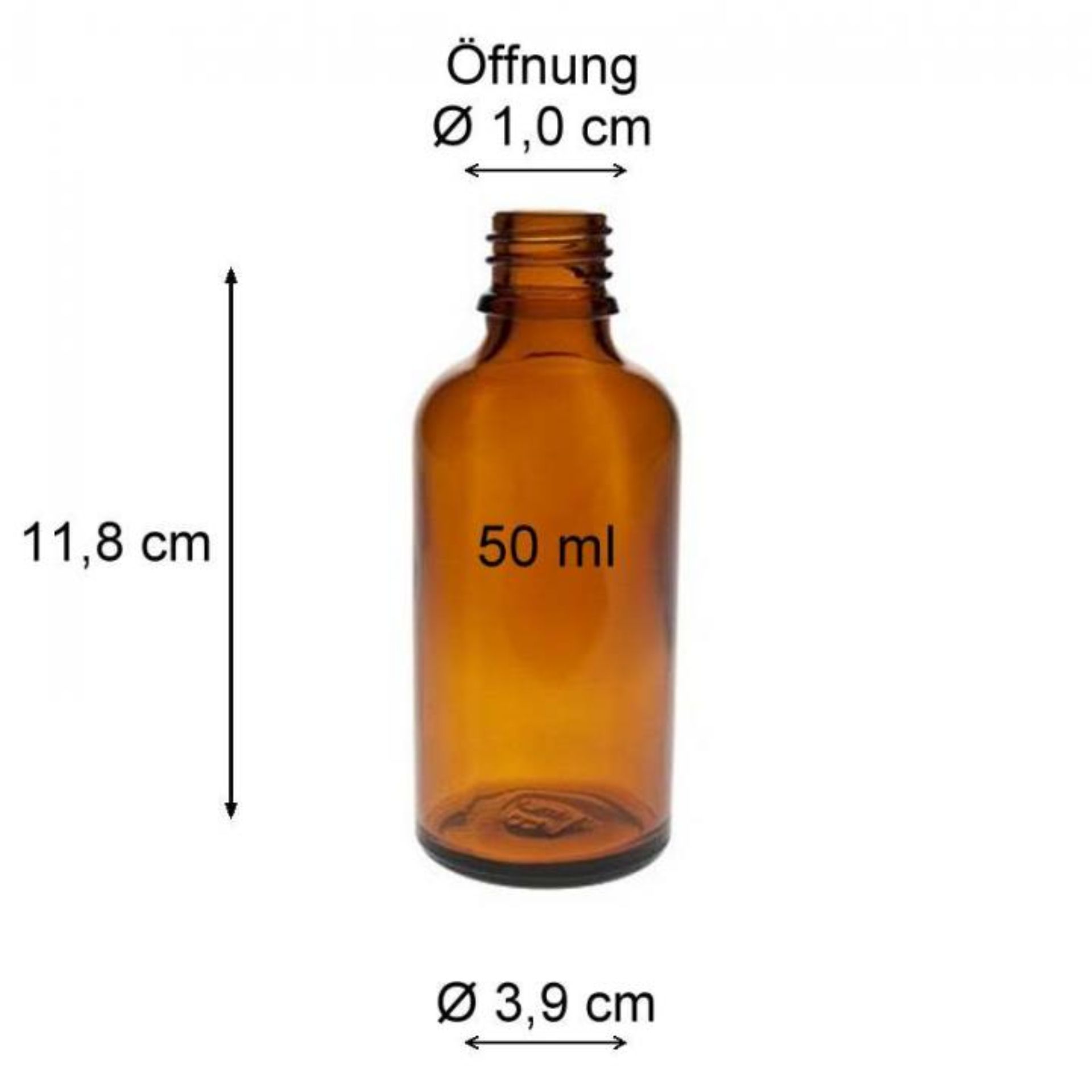 Braune 50 ml Sprühflasche mit Zerstäuber - Ideal für kosmetische Anwendungen und unterwegs, hochwertiges Design für präzise Dosierung von Flüssigkeiten.