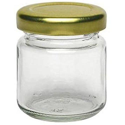mikken 53 ml Mini Einmachglas mit Schraubverschluss 