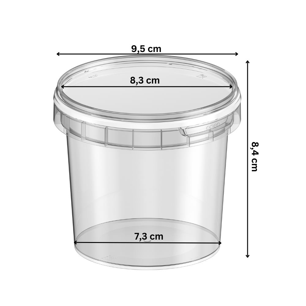 Kunststoffdose  365 ml Frischhaltebox mit Deckel