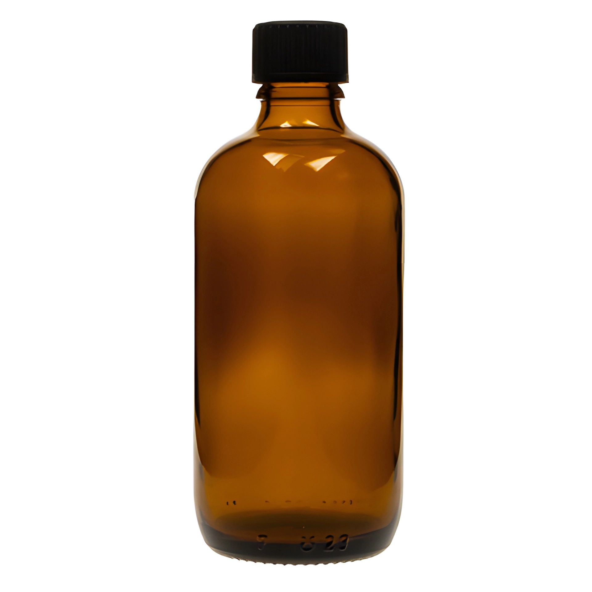 Braune 100 ml Tropfflasche mit Tropfeinsatz für präzise Dosierung von Flüssigkeiten