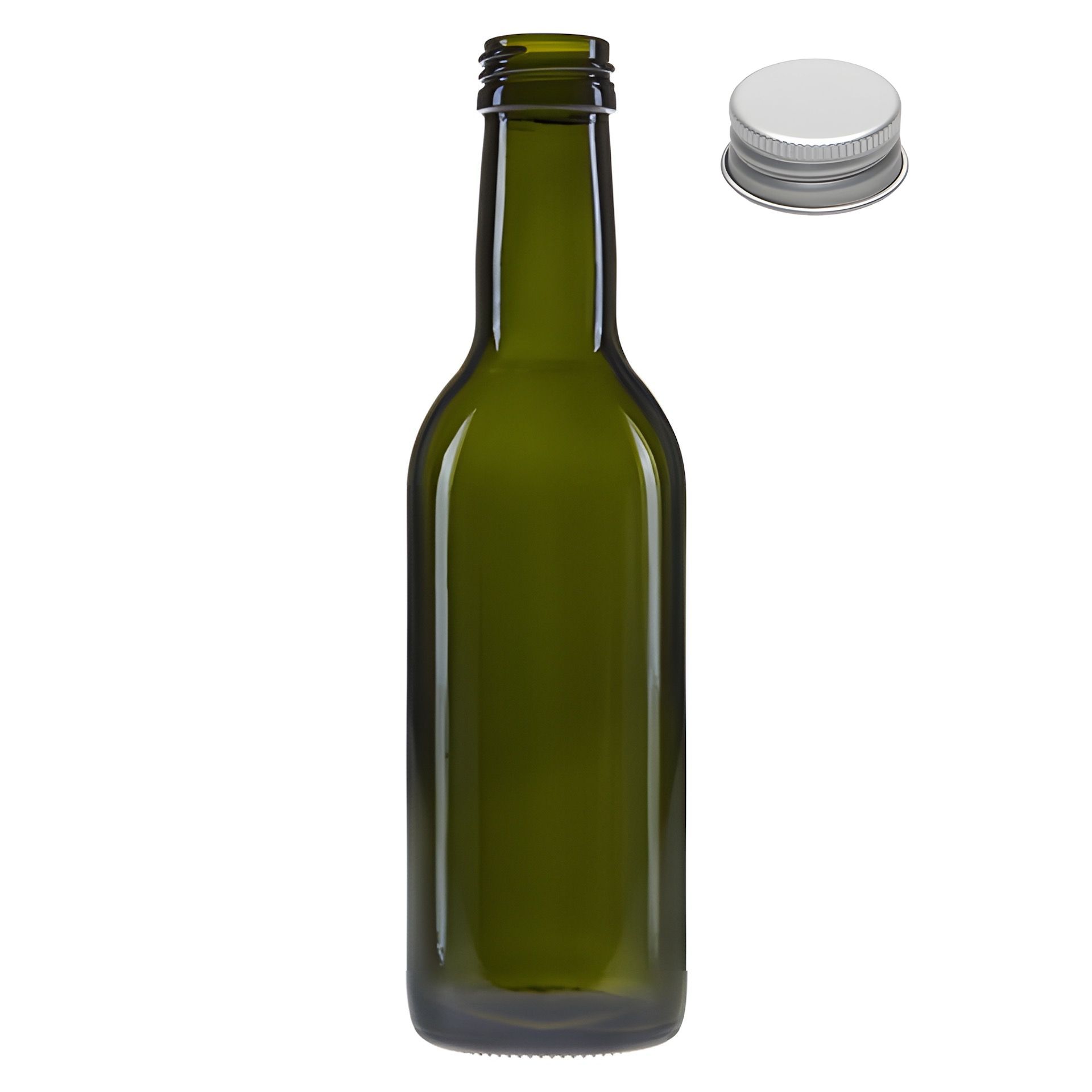 Glasflasche 250 ml rund Antik Ölflasche Glasflasche 250 ml rund Antik Ölflasche