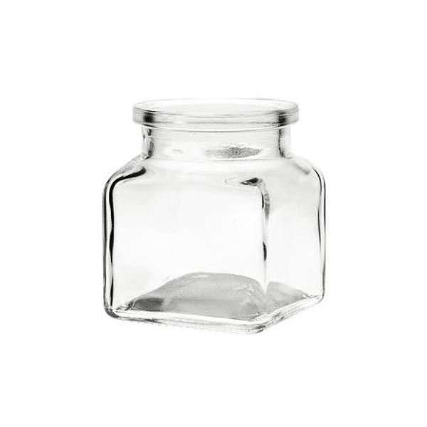 120 ml Korkenglas quadratisch mit Glasstopfen Gewürzgläser eckig viereckig kaufen