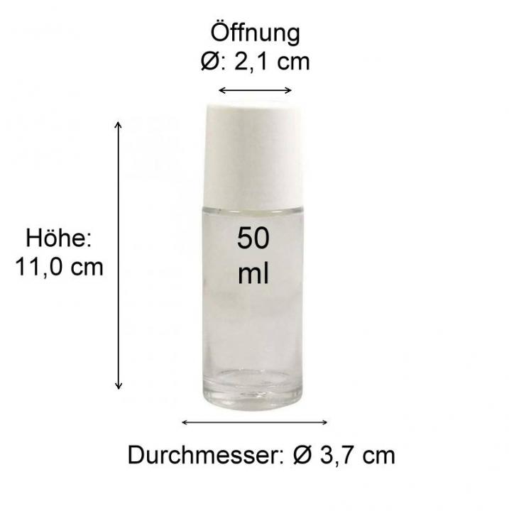 mikken Deo Flasche Roll on 50 ml für selbst gemachtes Deo