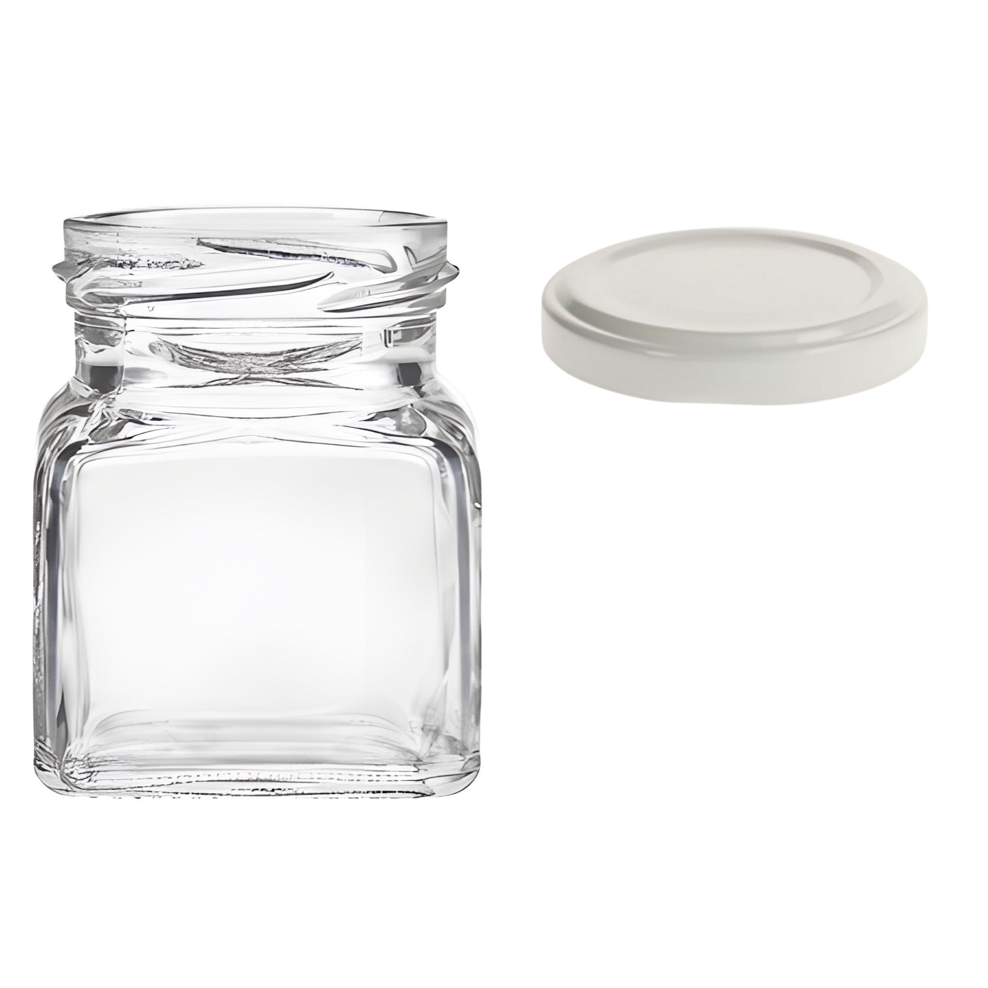 Einmachglas  120 ml Quadratglas