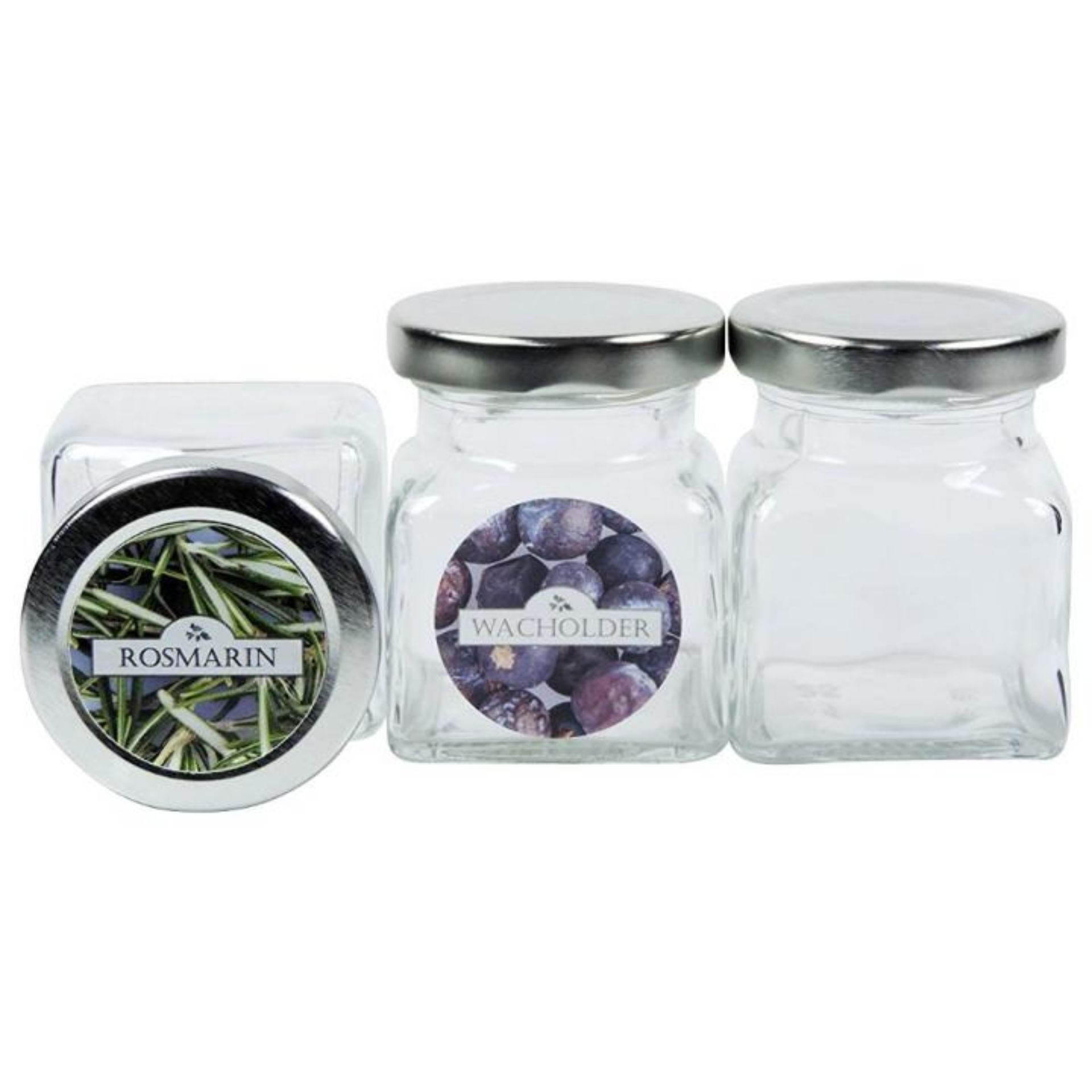 Runde Gewürzetiketten mit schwarzer Schrift auf weißem Hintergrund – 24er Set für Gläser, Dosen und Vorratsbehälter Runde Gewürzetiketten, 24 Stück, mit verschiedenen Gewürznamen in dekorativem Design, Etiketten für Gewürzdosen und -gläser.