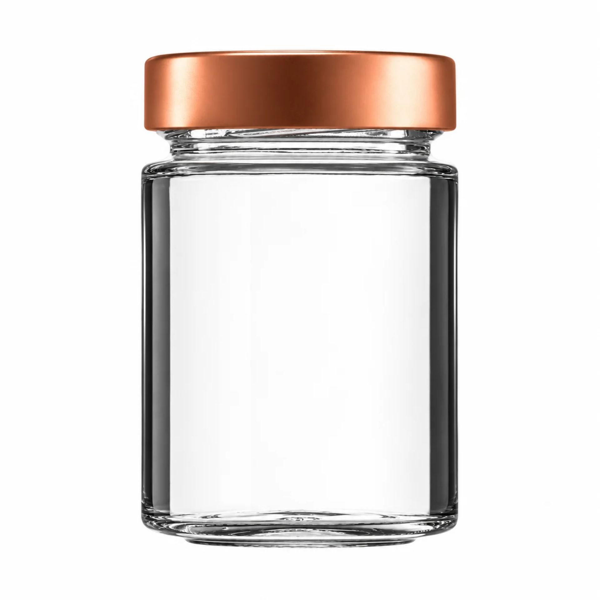 mikken ART Glasdose  192 ml mit Deckel Kupfer