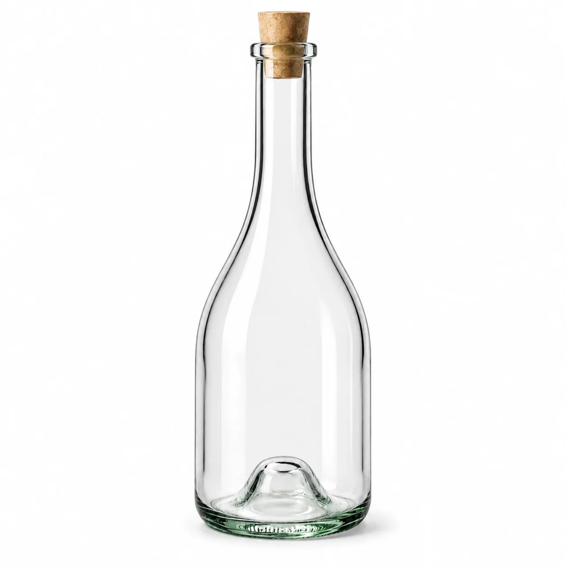 Dekorative Glasflasche 500 ml mit Korken