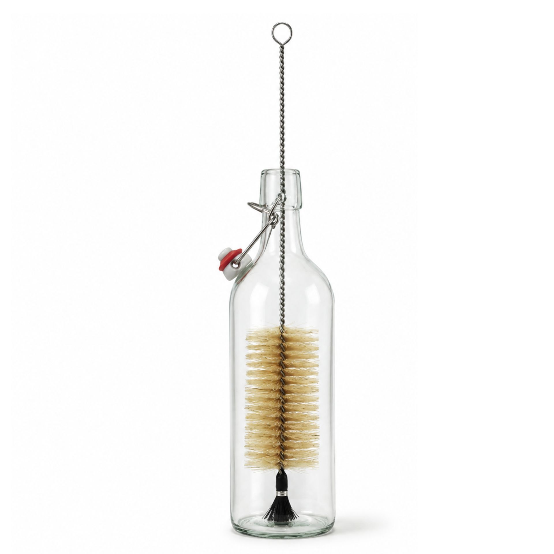 Flaschenbürste Naturborsten 36 cm lang - Ø 5,0 cm