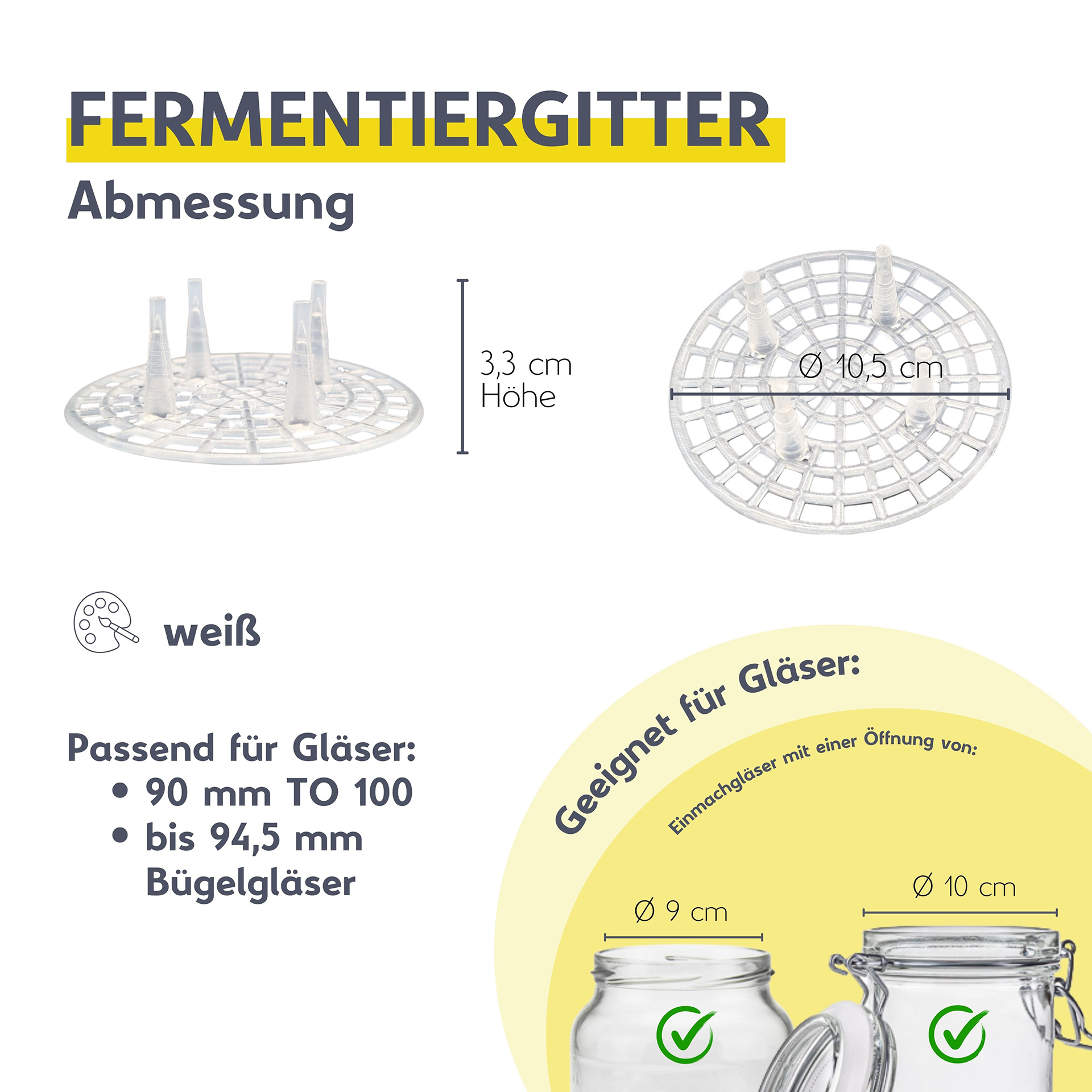 Leere Glasflasche mit Schraubverschluss – 500 ml Klarglasflasche für Getränke, Öl oder Saft Klares Glas mit Schraubverschluss, gefüllt mit gelber Flüssigkeit, steht auf hellem Untergrund; daneben liegen frische Zitronen, eine davon aufgeschnitten.
