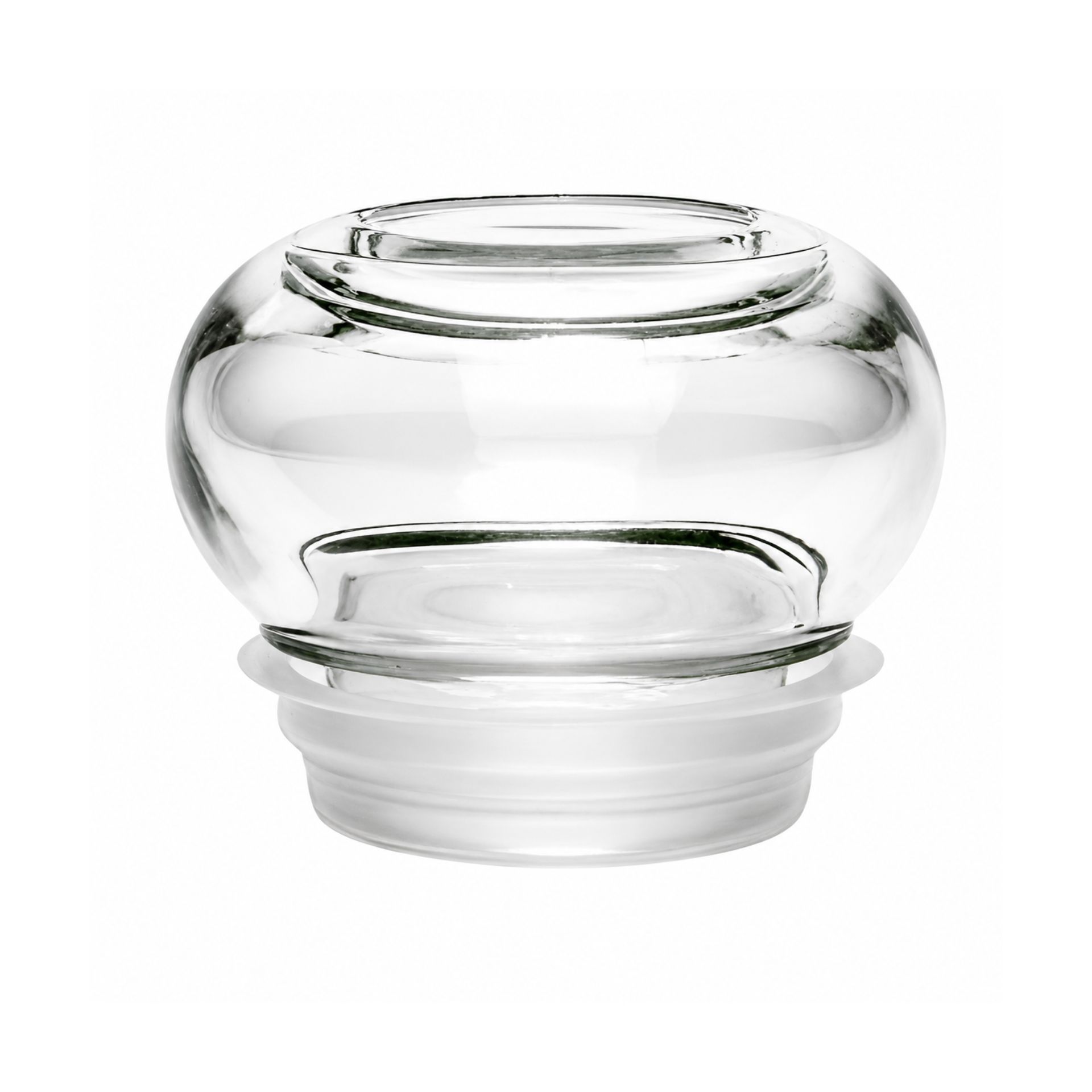 Stopfenglas  120 ml eckig mit Glasstopfen