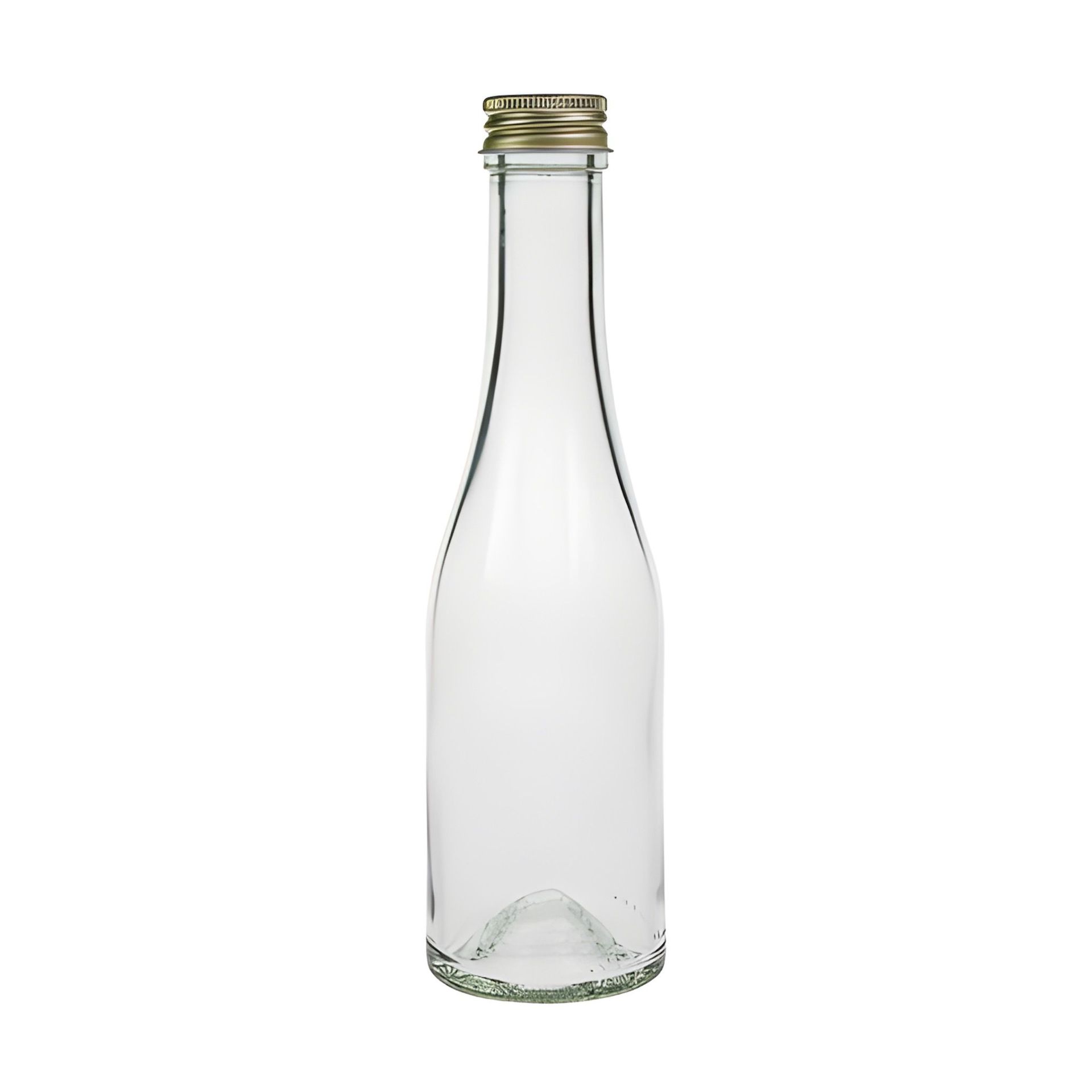 Glasflasche  200 ml Sektform