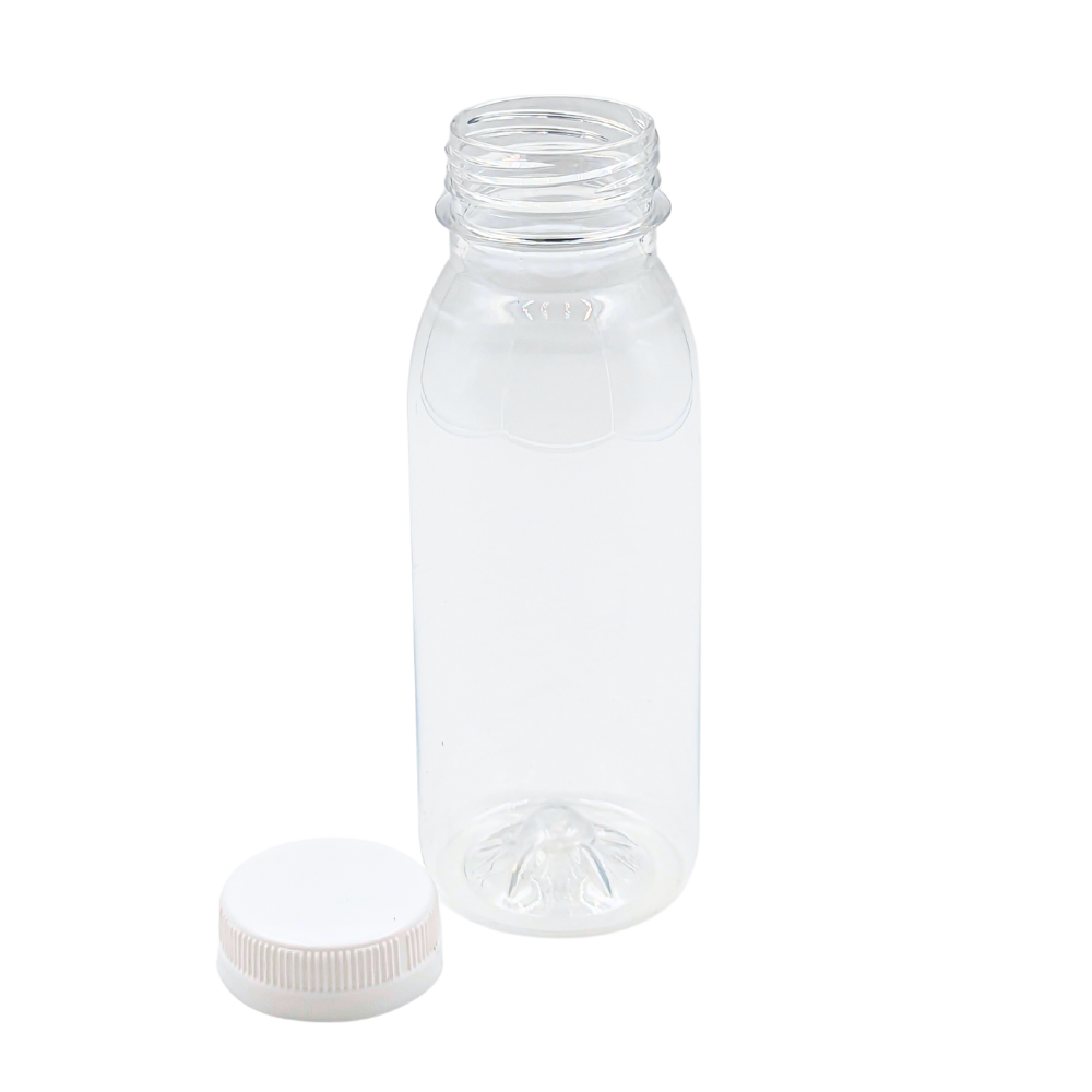 mikken 250 ml Flaschen aus Kunststoff Plastik mit Deckel zum befüllen